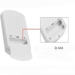 Luminaria Lampada Led Fotocelula Comcontrole Remoto 3 Unid