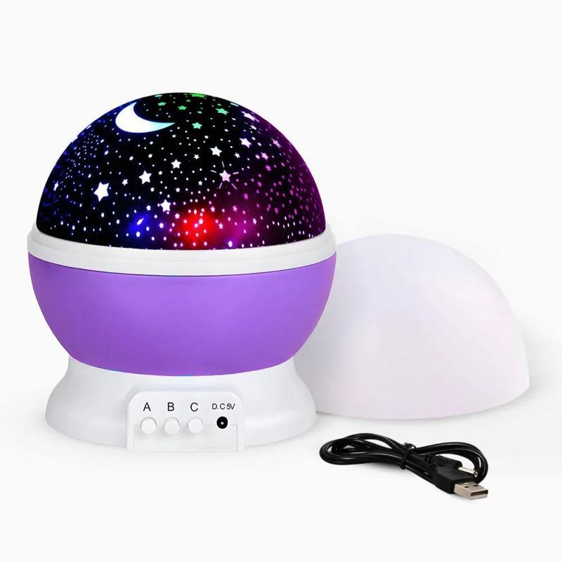 Luminária Projetor Estrelas 360º Abajur Star Master - Transforme Seus Sonhos Em Um Céu Estrelado