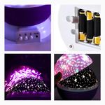 Luminária Projetor Estrelas 360º Abajur Star Master - Transforme Seus Sonhos Em Um Céu Estrelado