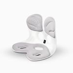 Almofada De Apoio Lombar Cadeira Correção De Coluna - Onforto E Postura Em Qualquer Lugar G - Cinza