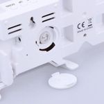 Relógio Digital 3d Led Para Parede E Mesa Com Alarme, Snooze E Formato 12-24 Horas