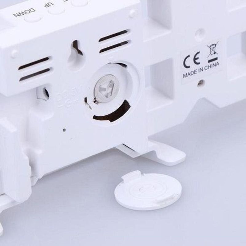 Relógio Digital 3d Led Para Parede E Mesa Com Alarme, Snooze E Formato 12-24 Horas