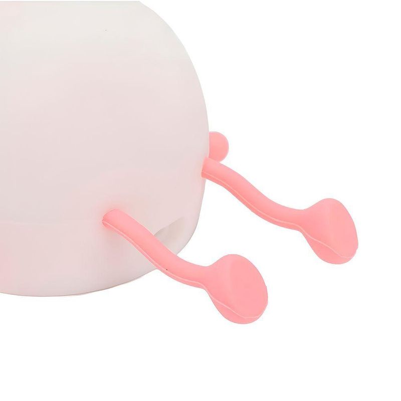 Luminária Led Infantil Recarregável Touch Em Silicone 3 Níveis Brilho