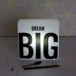 Luminária Slim Box Sonhe Grande Luz Indireta Presente Usb