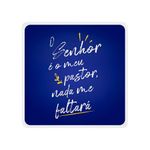 Luminária Box Slim O Senhor é Meu Pastor Usb