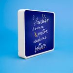 Luminária Box Slim O Senhor é Meu Pastor Usb