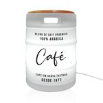 Luminária Banco Barril De Café Coffee Time