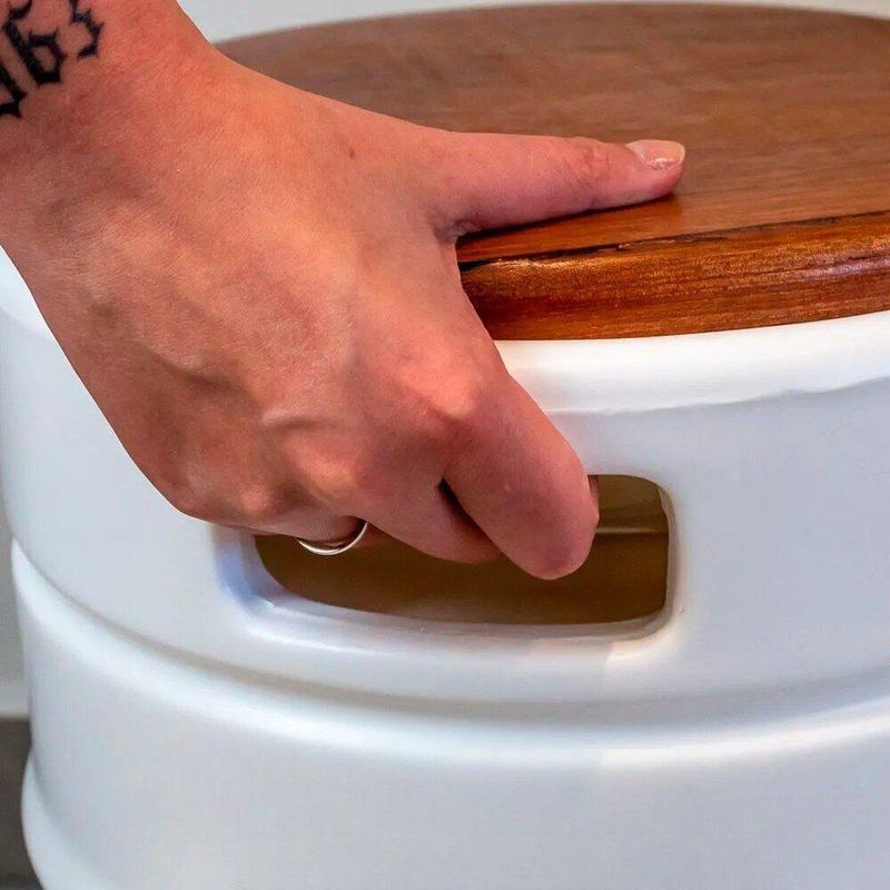 Luminária Banco Barril De Café Coffee Time