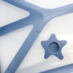 Banheira Portátil Dobrável Smart Clingo Fácil De Armazenar - Azul