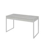 Mesa Office 135x60x75cm C-02 Gavetas Kuadra Snow - Estbranca