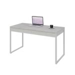Mesa Office 135x60x75cm C-02 Gavetas Kuadra Snow - Estbranca