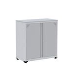 Armário De Aço Alto Para Escritório Linha Aço 842x800x400 - Ap406 Cinza