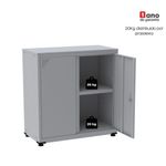 Armário De Aço Alto Para Escritório Linha Aço 842x800x400 - Ap406 Cinza