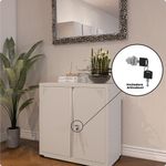 Armário De Aço Alto Para Escritório Linha Aço 842x800x400 - Ap406 Cinza