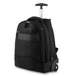 Mochila Executiva Com Rodinhas E Com Alça All Black
