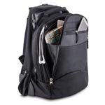 Mochila Executiva Com Rodinhas E Com Alça All Black