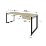 Mesa Presidente C-01 Gav 190x70x75cm Yon - Ciliegio-estpreta Ciliegio-estpreta