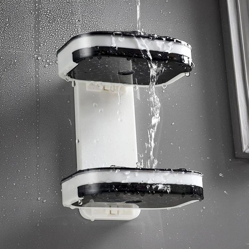 Porta Sabonete Saboneteira Parede Dupla Adesivo Banheiro Organização E Praticidade Para Seu Banheiro