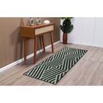 Tapete Passadeira Ps 39 Retangular 0,66M Sisal Polipropileno Cinza para Sala