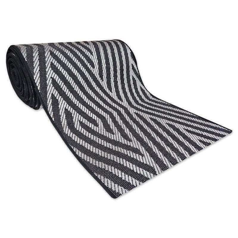 Tapete Passadeira Ps 39 Retangular 0,66M Sisal Polipropileno Cinza para Sala