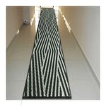 Tapete Passadeira Ps 39 Retangular 0,66M Sisal Polipropileno Cinza para Sala