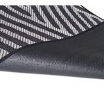 Tapete Passadeira Ps 39 Retangular 0,66M Sisal Polipropileno Cinza para Sala