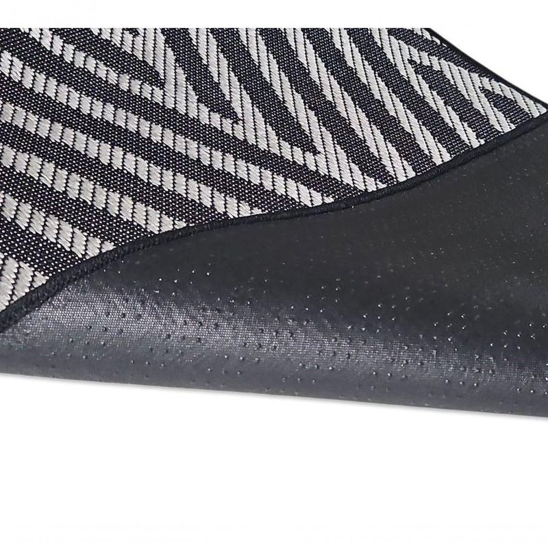 Tapete Passadeira Ps 39 Retangular 0,66M Sisal Polipropileno Cinza para Sala