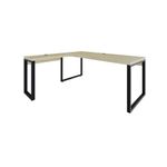 Mesa Em L Presidente 190x160x75cm Yon - Ciliegio-estpreta Ciliegio-estpreta