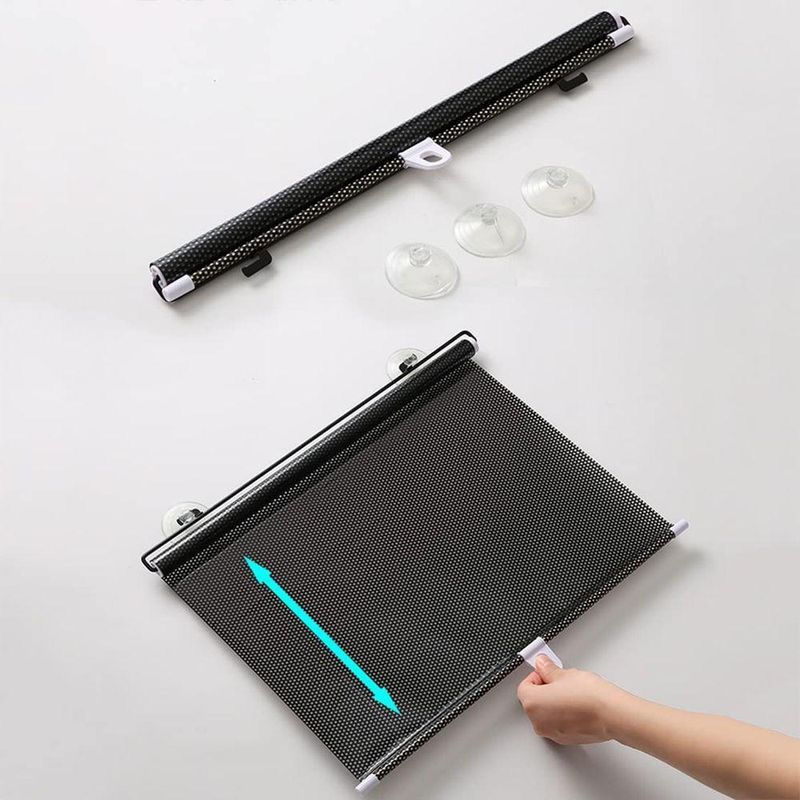 tinac/Ventosas Para Janela Sala De Estar Cozinha Quarto Escritorio Protetor Solar Persiana 68x125cm