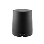 Conjunto Para Banheiro 5 Peças Preto Escova Sanitária, Lixeira, Porta escova, Dispenser E Bandeja