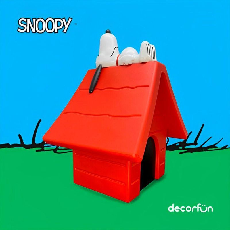 Luminária 3d Casinha Snoopy Peanuts Decoração Criativa Bivolt