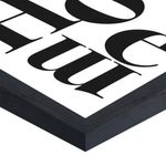 Quadro Decorativo Com Moldura 24x24 - Home