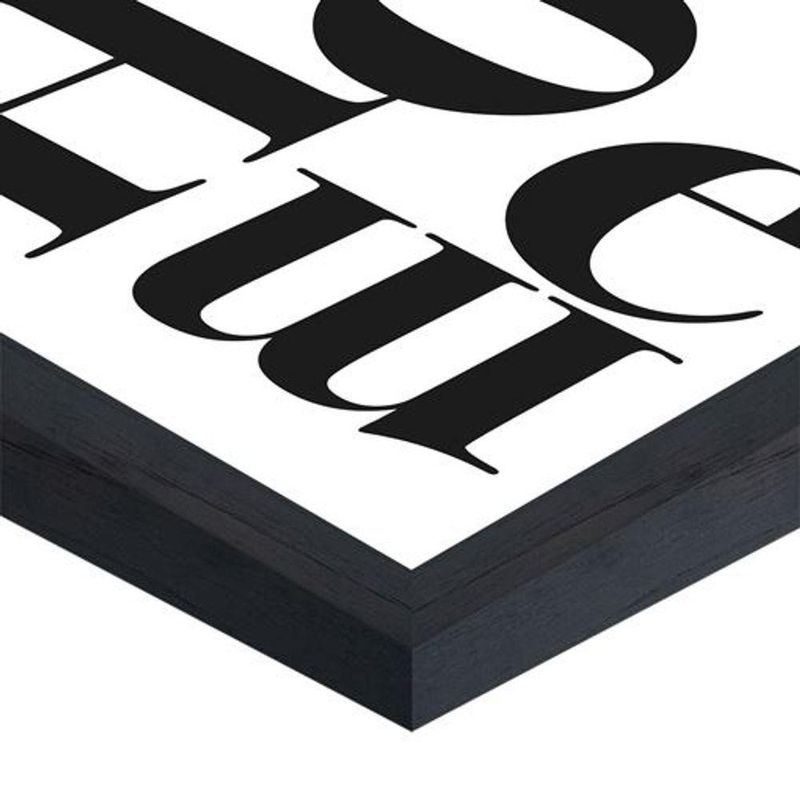 Quadro Decorativo Com Moldura 24x24 - Home