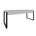 Mesa Presidente 190x70x75cm Yon - Off White-estpreta Off White-estpreta