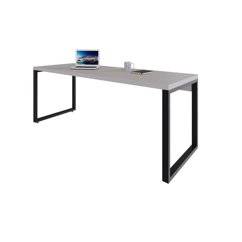 Mesa Presidente 190x70x75cm Yon - Off White-estpreta Off White-estpreta