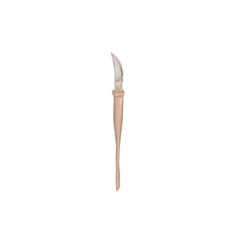 Colher Ponta Dupla Clingo Colors Neutro - Kit Com 2 Unidades