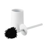 Conjunto Para Banheiro 5 Peças Branco Escova Sanitária, Lixeira, Porta escova, Dispenser E Bandeja