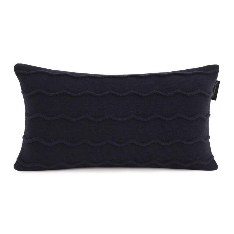 Almofada Tricô 30cm X 50cm Altenburg Serenité Azul Náutica