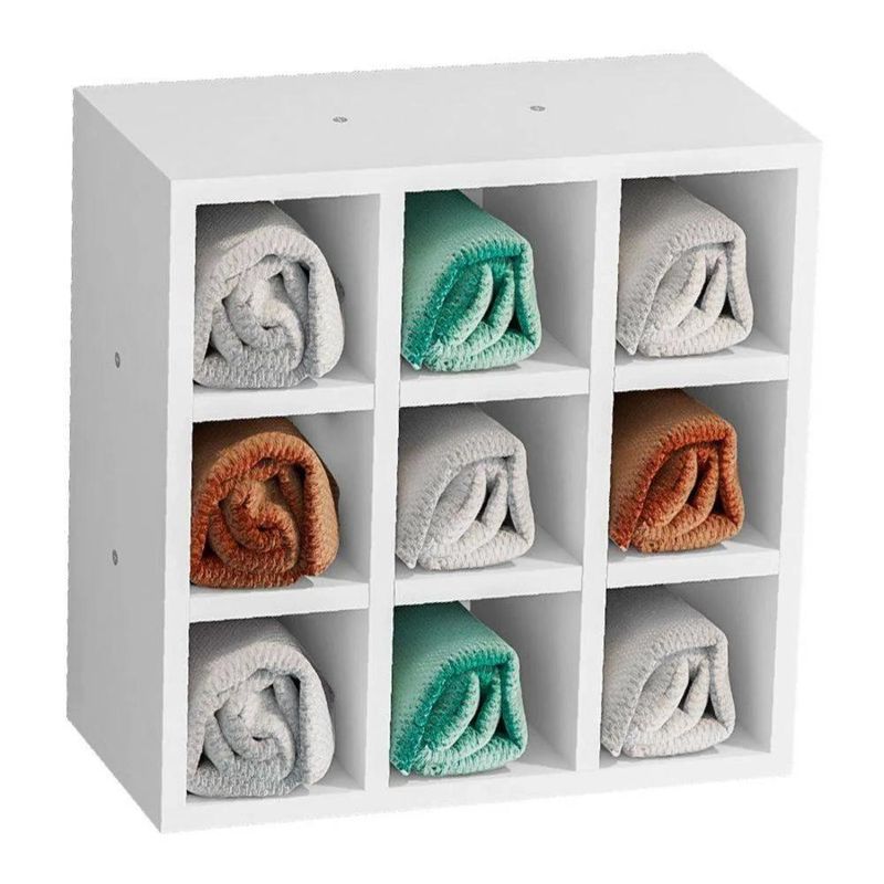 Nicho Decorativo Porta Toalha Barbearia Branco - Ajl Móveis