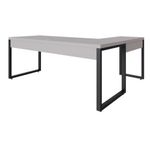 Mesa Em L Presidente C-01 Gav 190x160x75cm Yon - Off White-estpreta Off White-estpreta