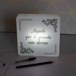 Luminária Slim Box Luz Indireta Aquele Que Te Guarda Usb