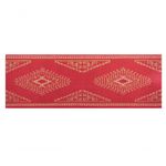 Tapete Passadeira Ps 38 Retangular 66x100CM Sisal Polipropileno Vermelho Liso Sólido