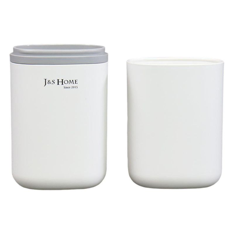 Porta Escova De Dentes De Plástico Para Viagem Branco