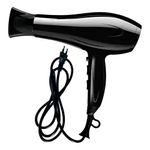 Secador de Cabelo MSE 2600A 1900W Jato Frio 3 Temperaturas Preto 110V
