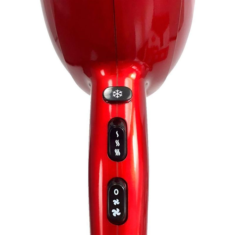 Secador de Cabelo MSE 2600A 1900W Jato Frio 3 Temperaturas Preto 110V