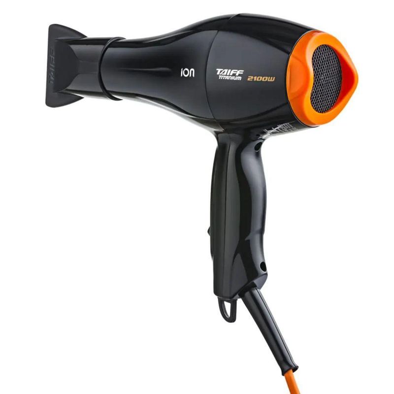 Secador De Cabelo Titanium 2100W Preto/laranja 110V