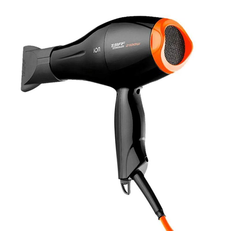 Secador De Cabelo Titanium 2100W Preto/laranja 110V