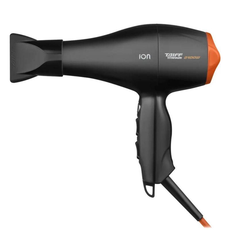 Secador De Cabelo Titanium 2100W Preto/laranja 110V