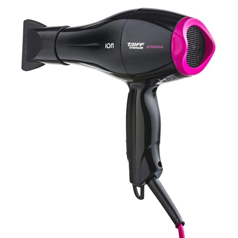 Secador De Cabelo Titanium 2100W Preto/pink 220V