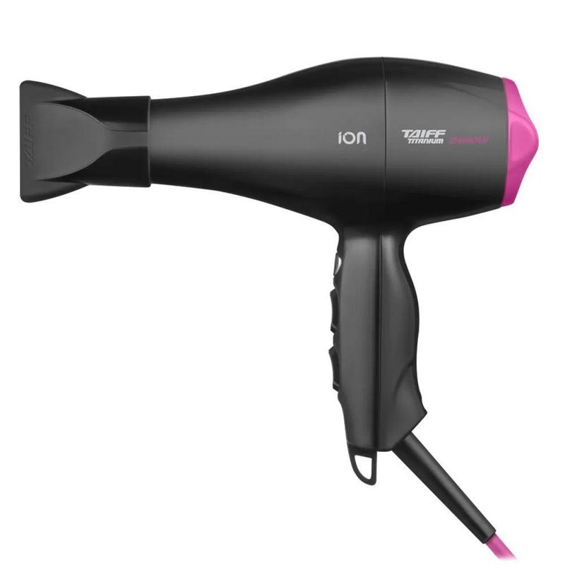 Secador De Cabelo Titanium 2100W Preto/pink 220V